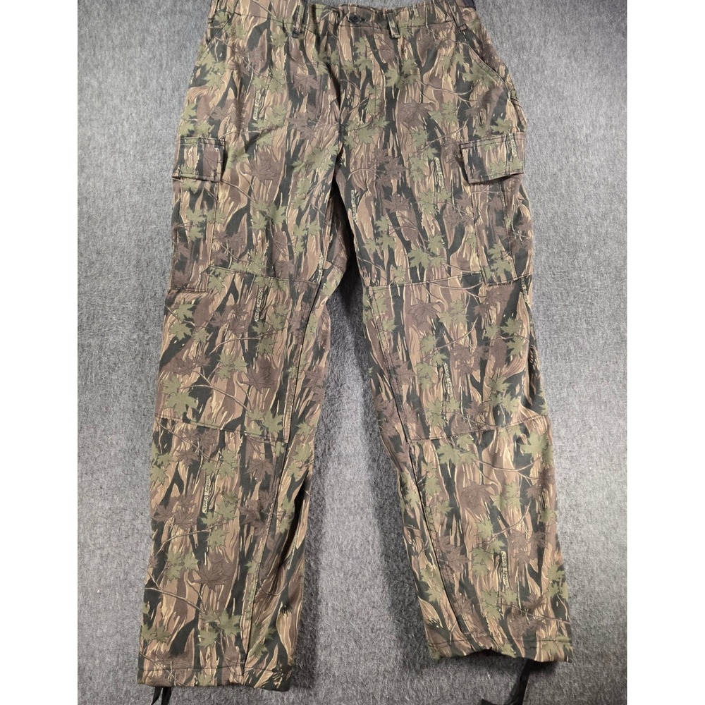 Vintage Rothco Cargo‎ Pants Mens Medium Regular Brown Smokey Branch Camo BDU